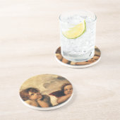 Dessous De Verre En Grès Sistine Madonna Angels par Raphael Sanzio (Côté)