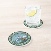 Dessous De Verre En Grès Sitka Alaska États-Unis (Côté)