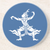 Dessous De Verre En Grès SIX Danseuse thaïlandaise ⚠ Thaïlande ⚠ (Devant)