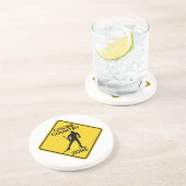 Dessous De Verre En Grès Ski de fond (Côté)