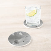 Dessous De Verre En Grès Ski de fond en poudre (Côté)