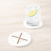 Dessous De Verre En Grès Skis De Fond Et Polonais (Côté)