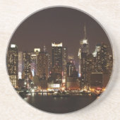 Dessous De Verre En Grès Skyline de New York (Devant)