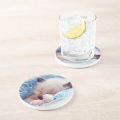 Dessous De Verre En Grès Sleeping Siamese Kitten Paws (Côté)