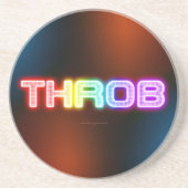 Dessous De Verre En Grès SlipperyJoe's gorge arc-en-ciel dégradé épais ca (Devant)