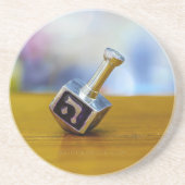 Dessous De Verre En Grès SlipperyJoe's Happy Hanoukka à quatre côtés (Devant)