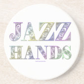 Dessous De Verre En Grès SlipperyJoe's Jazz Hands Broadway (Devant)