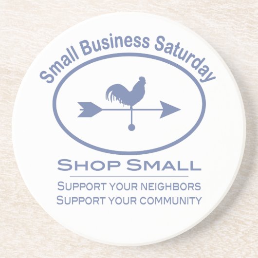 Dessous De Verre En Grès Small Business Saturday Weather vane (Devant)
