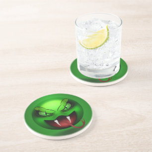 Dessous de Verre en Grès Snakemoji Zandsteen Onderzetter