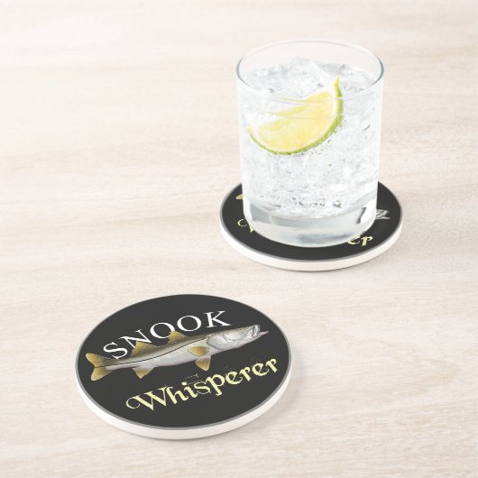 Dessous De Verre En Grès Snook Whisperer Dark (Côté)