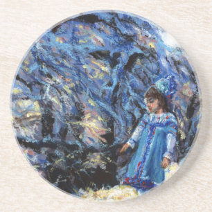 Dessous De Verre En Grès Snow Maiden