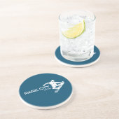 Dessous De Verre En Grès Snowboardeur Park City Utah (Côté)