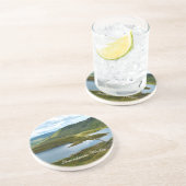 Dessous De Verre En Grès Snowdonia Pays de Galles. (Côté)