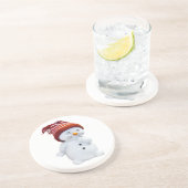 DESSOUS DE VERRE EN GRÈS SNOWMAN JOUEUR (Côté)