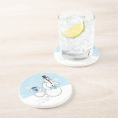 Dessous De Verre En Grès Snowman Poop (Côté)