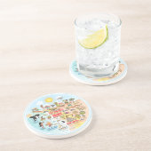 Dessous De Verre En Grès SoCal (Côté)