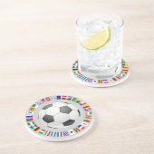 DESSOUS DE VERRE EN GRÈS SOCCER (Côté)
