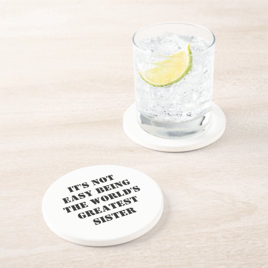 Dessous De Verre En Grès Soeur (Côté)