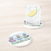 Dessous De Verre En Grès Soeurs (Côté)