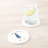 Dessous De Verre En Grès Soft Shoe Irish Dancer in Blue (Côté)