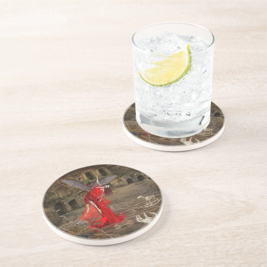 Dessous De Verre En Grès Soif (Côté)