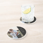 Dessous De Verre En Grès Soignée Mariage Photo Engagement Party (Côté)