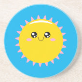 Dessous De Verre En Grès Soleil (Devant)