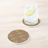 Dessous De Verre En Grès Soleil Céleste (Côté)