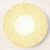 Dessous De Verre En Grès Soleil de mi-été (Devant)