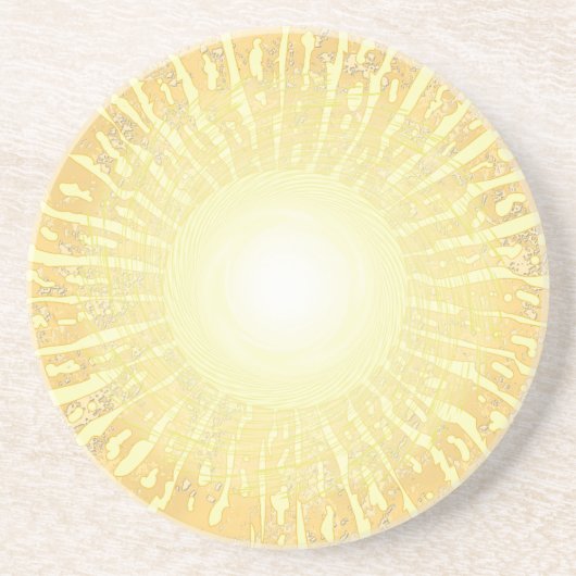 Dessous De Verre En Grès Soleil de mi-été (Devant)