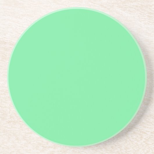Dessous De Verre En Grès Solid Bright Lime Green Coaster (Devant)