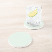 Dessous De Verre En Grès Solid Pale Mint Green Coaster (Côté)