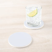 Dessous De Verre En Grès Solid Pale Powder Blue Coaster (Côté)