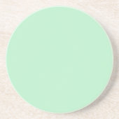 Dessous De Verre En Grès Solid Soft Mint Green Coaster (Devant)