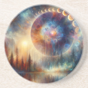 Dessous De Verre En Grès Solstice d'été