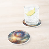 Dessous De Verre En Grès Solstice d'été (Côté)