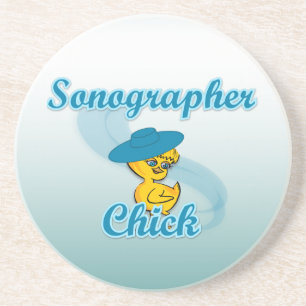 Dessous De Verre En Grès Sonographe Chick #3
