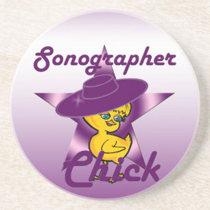 Dessous De Verre En Grès Sonographe Chick #9