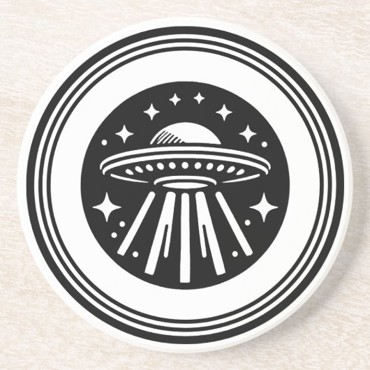 Dessous De Verre En Grès Soucoupe volante (Devant)