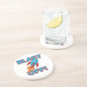 Dessous De Verre En Grès Soufflez le bateau de Rocket (Côté)