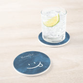 Dessous De Verre En Grès Sourire (Côté)