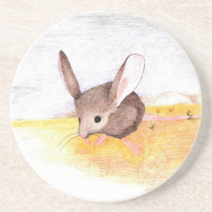 Dessous De Verre En Grès Souris du désert
