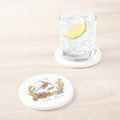 Dessous De Verre En Grès Sous le Dessous de verre de grès de mer (Côté)