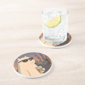 Dessous De Verre En Grès Sous-tasse de boisson quotidien (Côté)