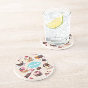 Dessous De Verre En Grès Sous-verre en grès Sweeties