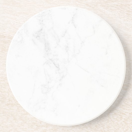 Dessous De Verre En Grès Sous-verre en papier rustique en marbre blanc simp (Devant)