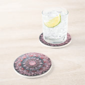 Dessous De Verre En Grès Sous-verre en Quartz Rose (Côté)