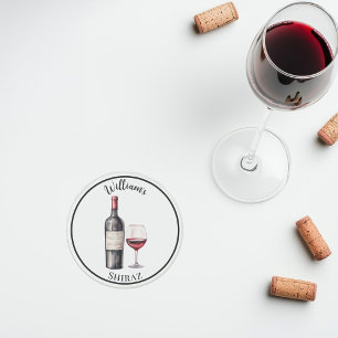 Dessous De Verre En Grès Sous-verre pour amateur de vin rouge – Vin personn
