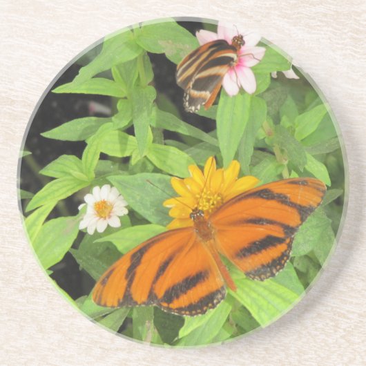 Dessous De Verre En Grès Sous-verres en grès Papillons (Devant)