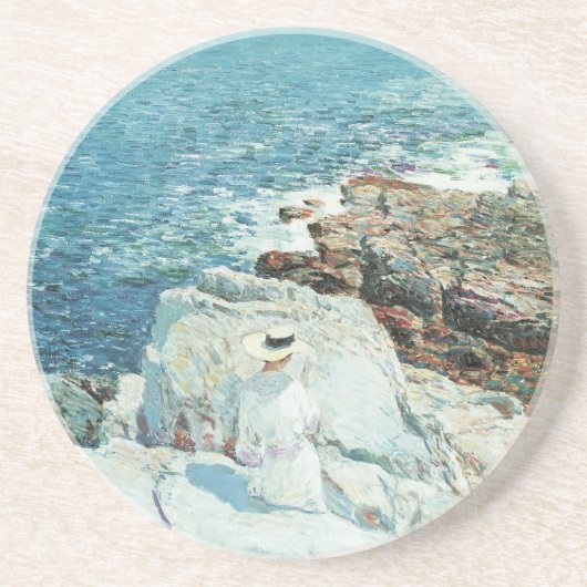 Dessous De Verre En Grès South Ledges, Appledore de Frederick Childe Hassam (Devant)